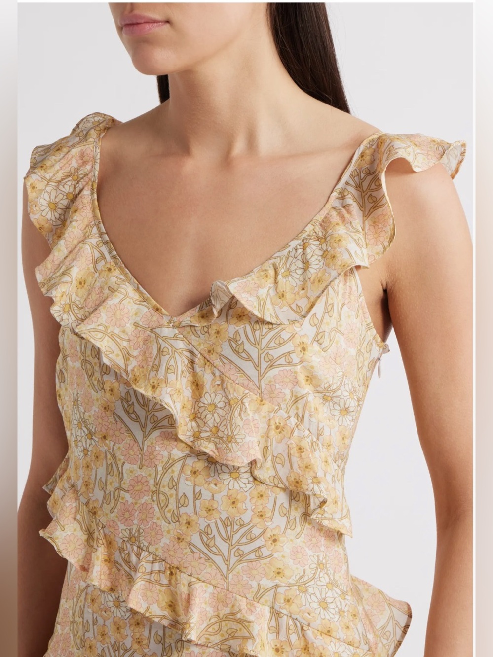 NWT Paige Calabasas Ruffle Dress
